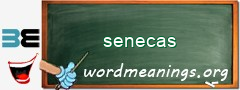 WordMeaning blackboard for senecas